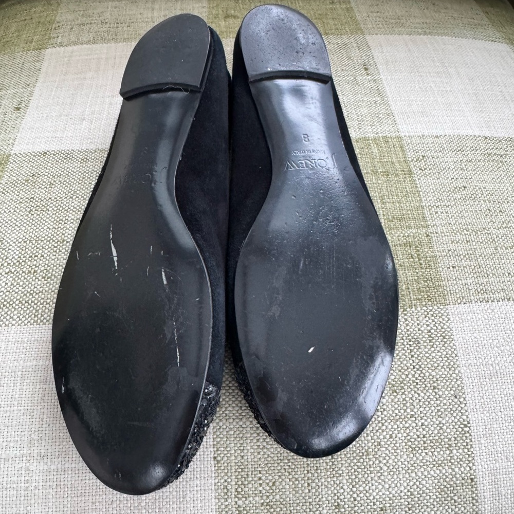 J Crew Glitter Cap Toe Flat - Picture 4 of 4